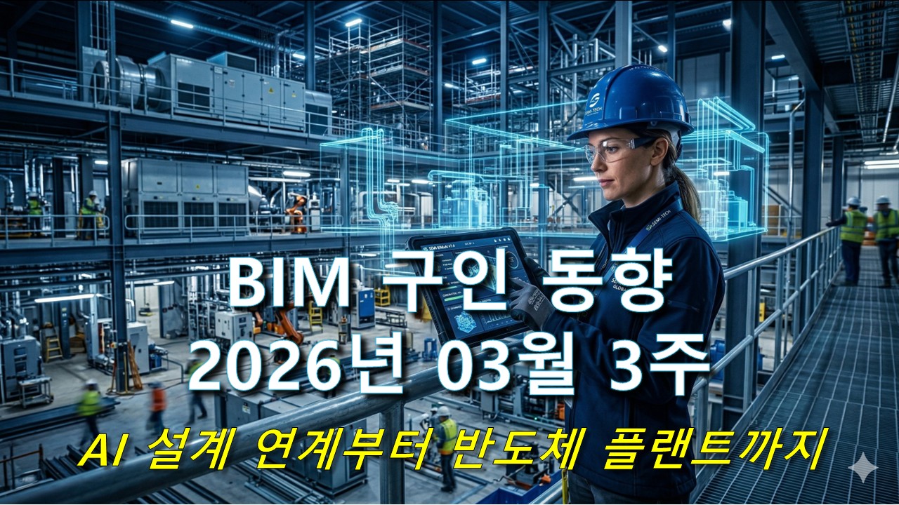 ⓐBIM 구인 동향_2026년 03월 3주차