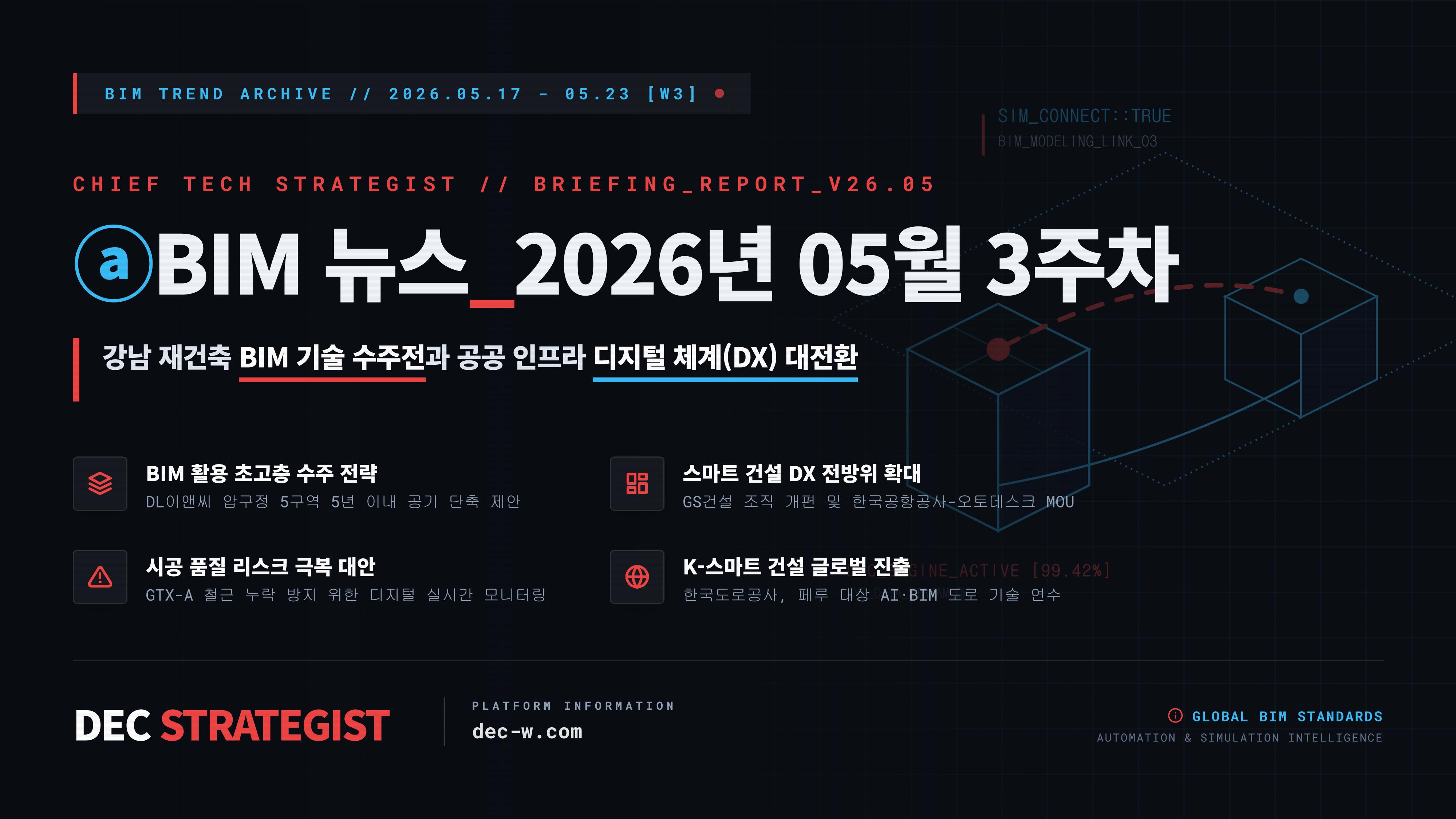ⓐBIM 뉴스_2026년 05월 3주차