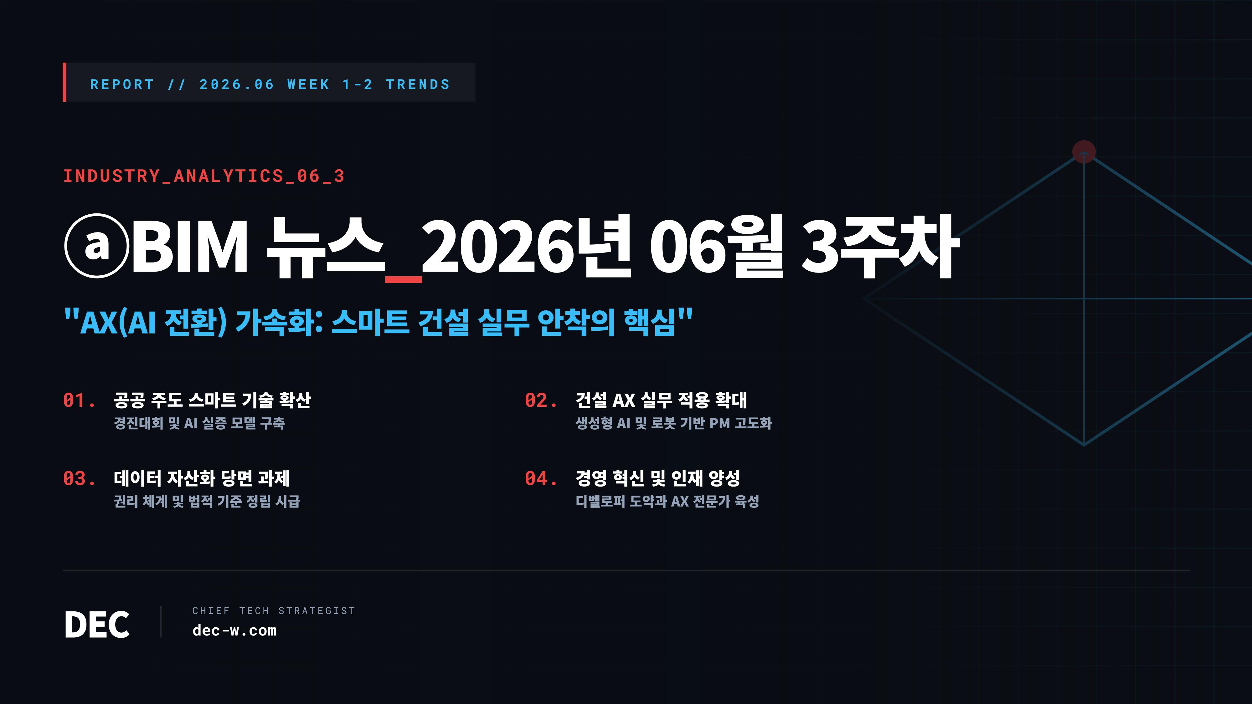 ⓐBIM 뉴스_2026년 06월 3주차