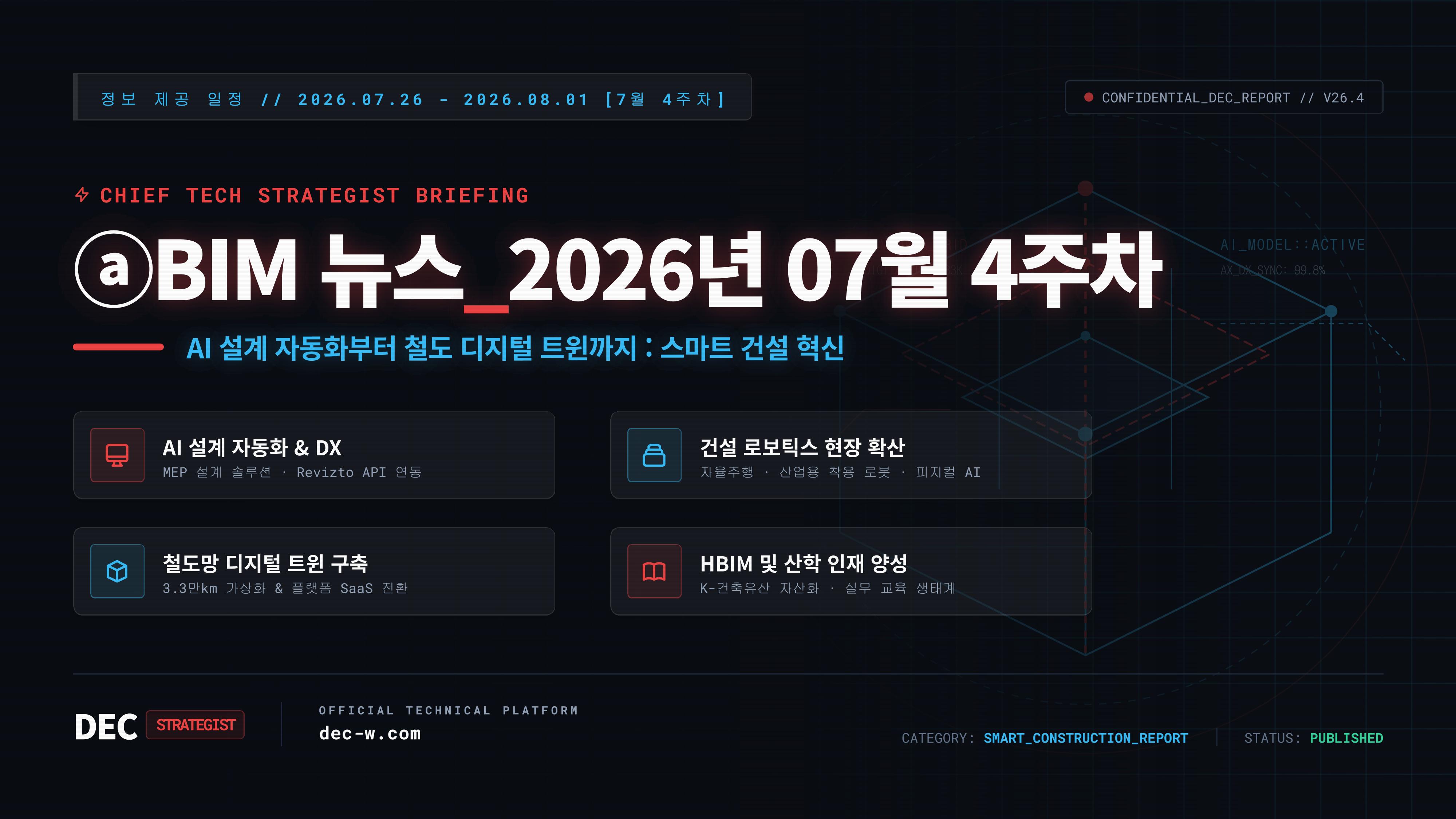 ⓐBIM 뉴스_2026년 07월 4주차