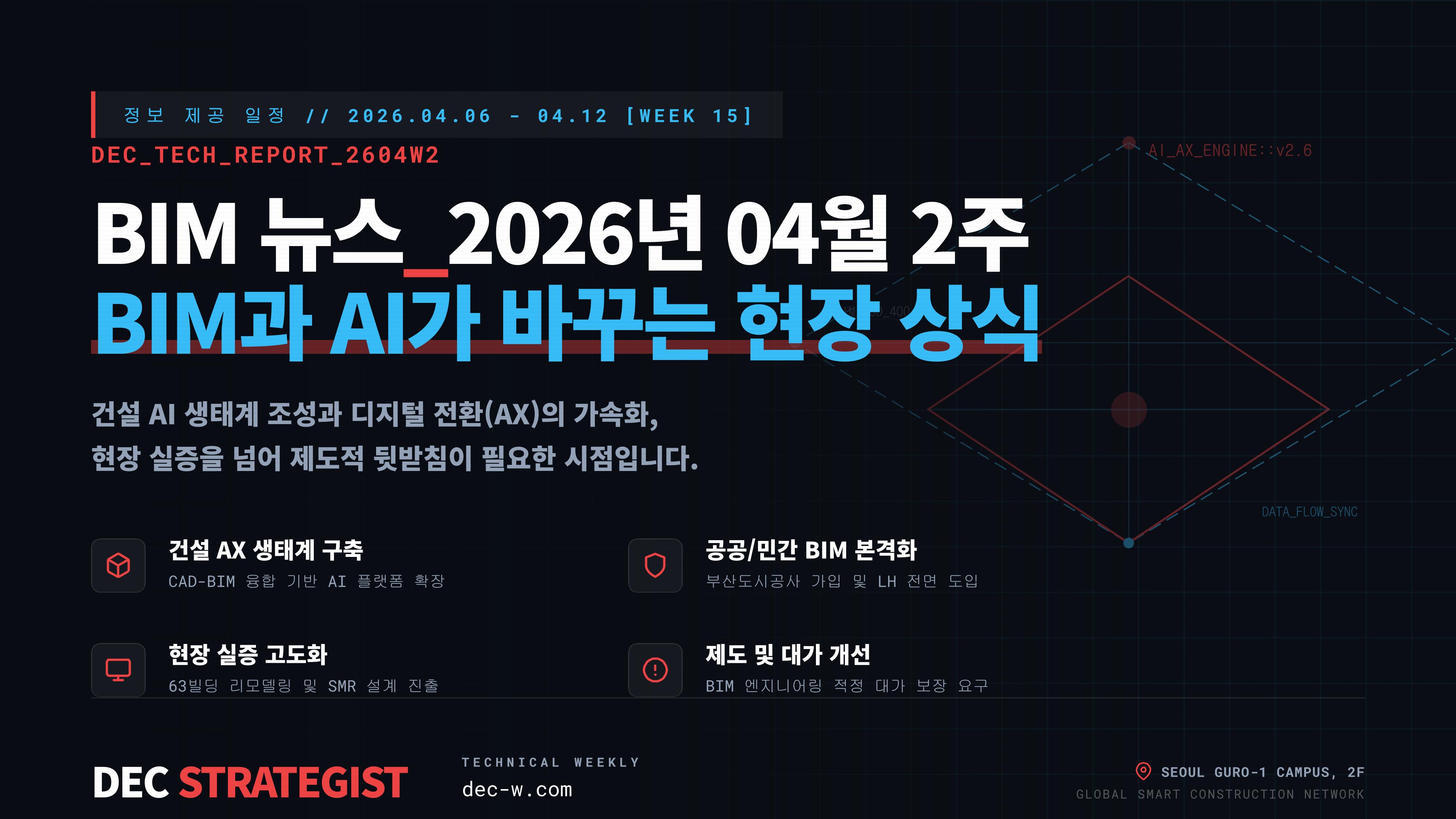 ⓐBIM 뉴스_2026년 04월 2주차